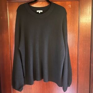 Madewell Gladwell Balloon-Sleeve Pullover Sweater